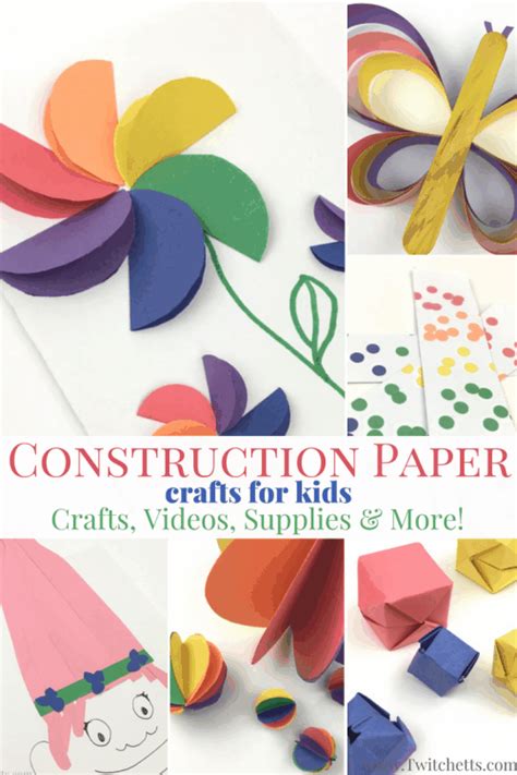 88 Easy Construction Paper Crafts Kid Approved And Amazing