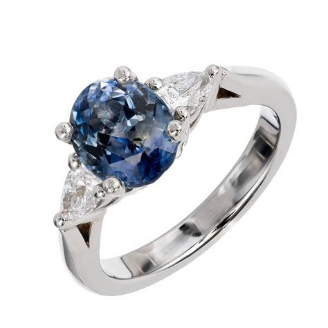 Peter Suchy 248 Carat Blue Natural Sapphire Diamond Platinum