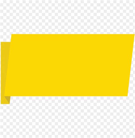 Free Download Hd Png Banner Yellow Png Image With Transparent