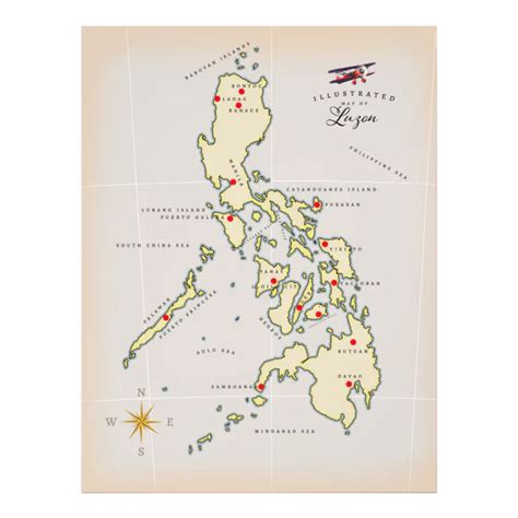 Illustrated Map Of Luzon Philippines Map Photo Print Philippine Map Hot Sex Picture