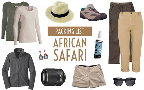 Travel Packing List What To Pack For An African Safari On The Luce