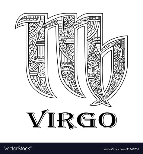Virgo Tribal Zodiac Sign