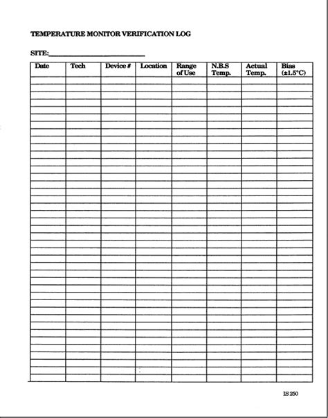 Refrigeratorfreezer Temperature Log Template Printable Pdf Download Vrogue