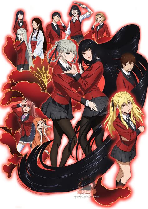 تقرير انمي Kakegurui المقامرة المجنونة أنستازيا أنمي