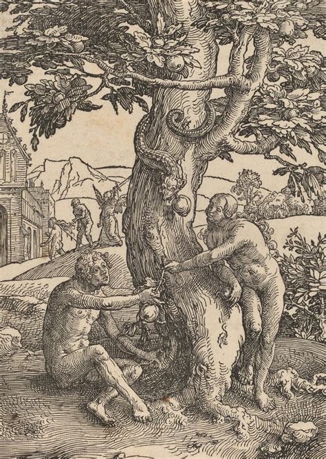 Adam And Eve By Lucas Van Leyden