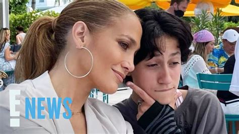 jennifer lopez says twins max and emme started challenging her choices youtube