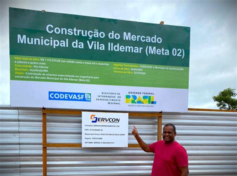 Iniciada Pelo Prefeito Alu Sio A Constru O Do Mercado Da Vila Ildemar