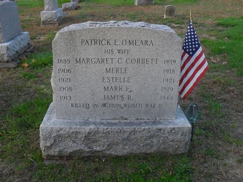 116th Infantry Regiment Roll Of Honor Pvt James R Omeara