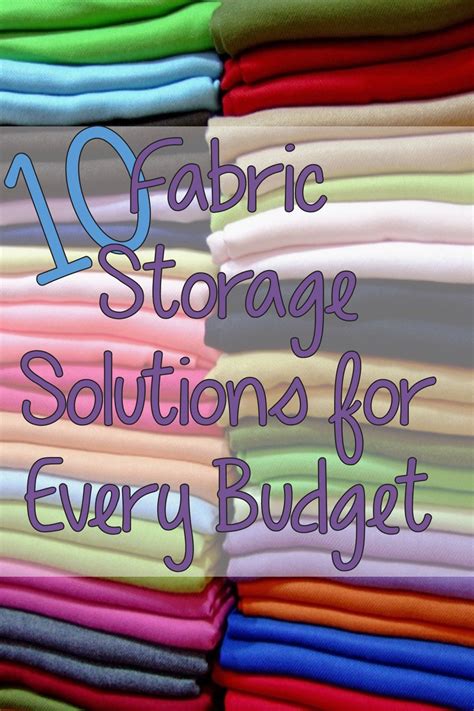 Let's have a peek at 30 diy storage ideas for both you art and crafting supplies. 10 Fabric Storage Ideas for All Budgets (With images ...