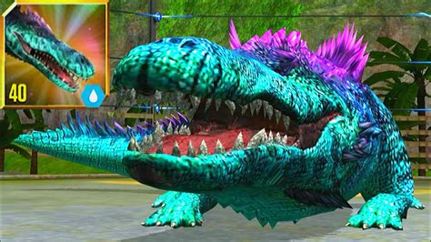 Supersaurus New Deinosuchus Maxed Battle Vip Jurassic World The Game Youtube