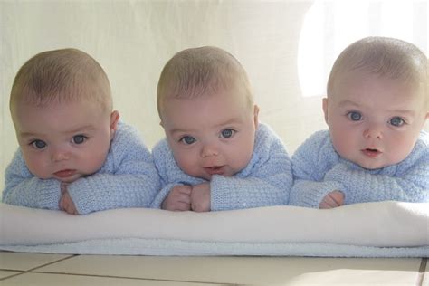 My Beautiful Triplets Obrázky Dětí Roztomilá Miminka Fotografie Miminek