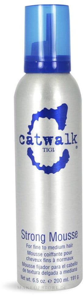 Tigi Catwalk Strong Mousse Volumen Schaumfestiger Makeupstore De