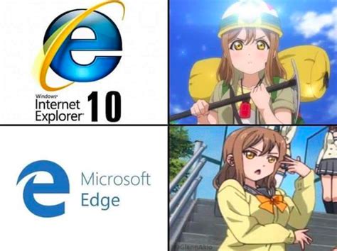 Microsoft Edge Funny Memes Memes Dankest Memes Riset