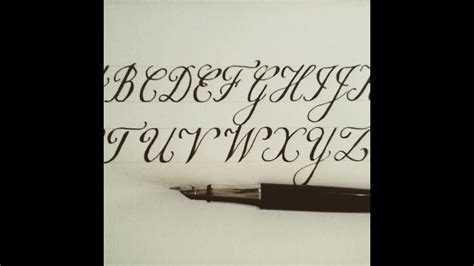 How To Write In Calligraphy With Fountain Pen Easy Version For