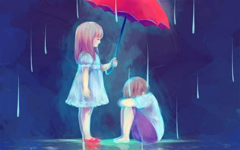 Oh boy this'll be good and violent and not too painful on the feels. Rain Girl Sad Anime Wallpapers - Top Free Rain Girl Sad ...