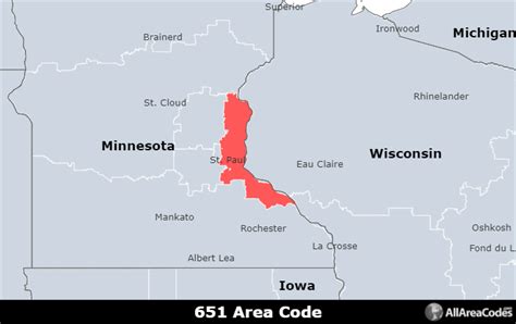 612 Area Code Map Where Is 612 Area Code In Minnesota