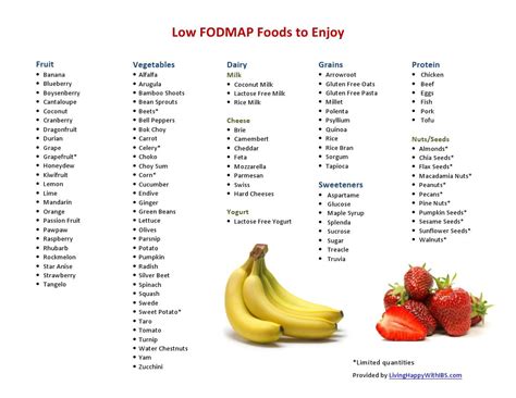 Low Fodmap Food List Fodmapsibo Low Fodmap Food List Fodmap Food