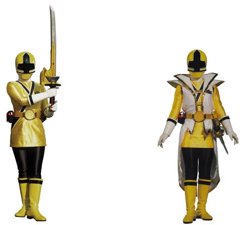 Samurai Yellow Ranger Transparent By Camo Flauge On Deviantart