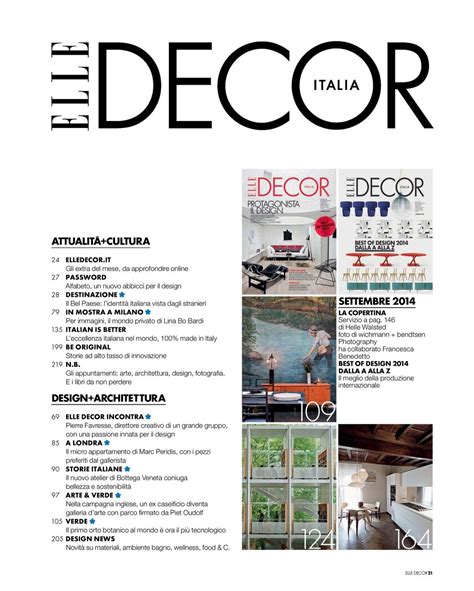 Elle Decor Italia Elle Decor Revistas Revistas Digitales