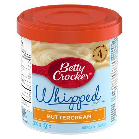 Betty Crocker Whipped Buttercream Frosting Walmart Canada