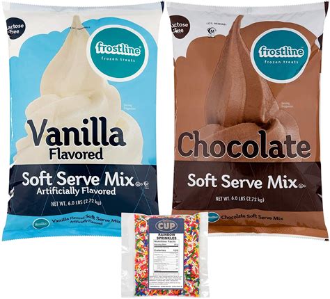 Buy Frostline Lactose Free Soft Serve Mix Variety Chocolate And Vanilla Lb Bags With By The