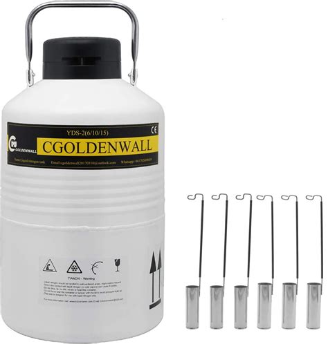 Buy CGOLDENWALL 3L Liquid Nitrogen Container Cryogenic Container LN2