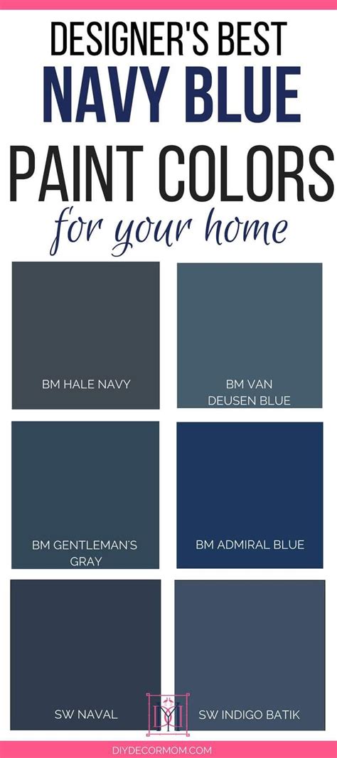 Ideen Fur Navy Blue Paint Colors Sherwin Williams Home Inspiration