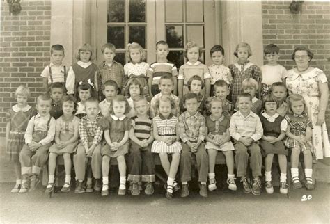 Belmont Elementary School 1955 Kindergarten Class Kindergarten Class