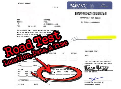 New Jersey Motor Vehicle Road Test Appointment | Webmotor.org