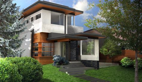 Modern Green House Visualization Stambol