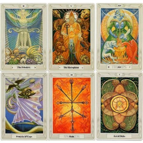 aleister crowley thoth premier tarot deck nature s treasures