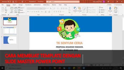 Cara Membuat Template Di PowerPoint Dengan Slide Master BerbagiIlmu Ep