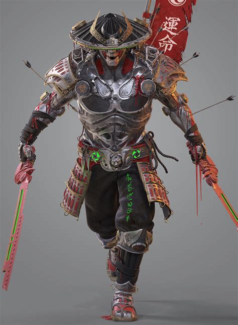 Yoshimitsu Samurai Art Samurai Armor Samurai Tattoo