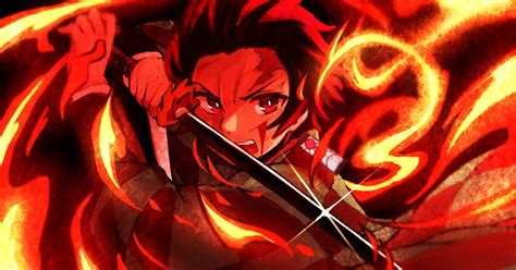 Anime Wallpaper Hd Demon Slayer Wallpaper Red