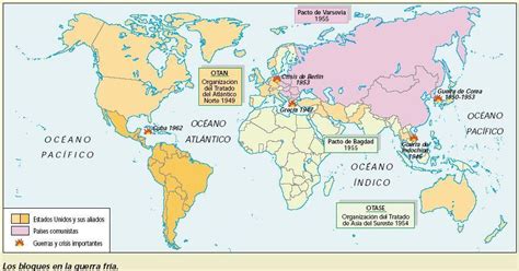 Mapas La Gran Guerra Fria 1945 1989