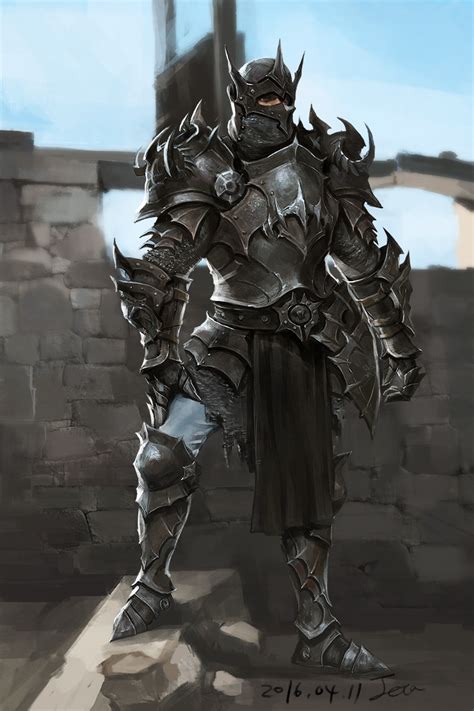 Artstation Black Armour