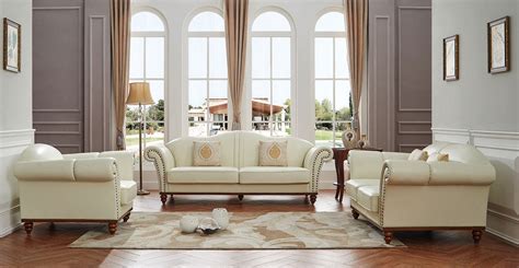 2601 Italian Leather Living Room Set By Esf Furniture