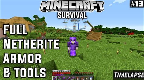 Netherite is hard to get your fingers on, however when you've smelted some netherite ingots you may make instruments and armor which are even stronger than diamond. Minecraft Survival 1.16+ | Full Netherite Armor & Tools ...