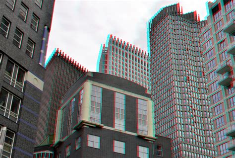 Hoogbouw Den Haag 3d Anaglyph Stereo Redcyan Wim Hoppenbrouwers