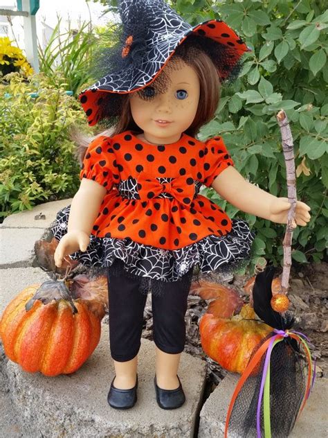 Halloween Party Time 18 Inch Doll Costume And Von Gpdolldesign