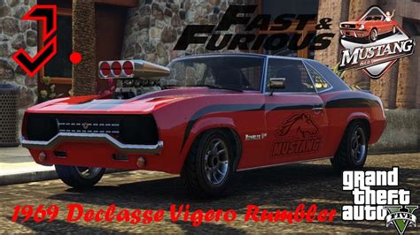 1969 Declasse Vigero Rumbler Mustang Grand Theft Auto V60fps13m