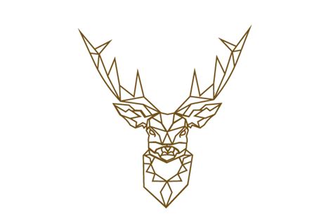 Polygonal Deer Head Svg Cut File By Creative Fabrica Crafts · Creative