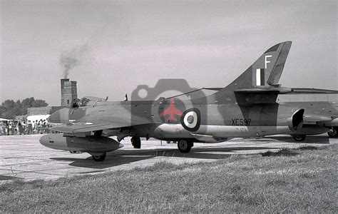 Xe597 Hawker Hunter Fga9 Raf Biggin Hill 1970 Air Photographic
