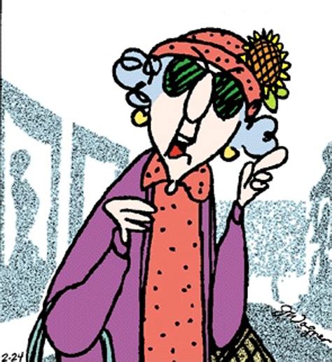 Maxine Old Lady Cartoon Character