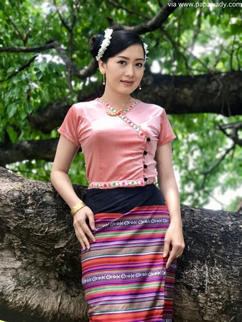 Yu Thandar Tin Fashion Style As A Myanmar Village Girl Myanmar Women