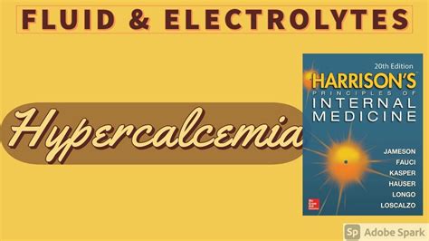 Hypercalcemia Causes Clinical Features Diagnostic Approach