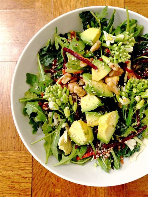 Check spelling or type a new query. Noshtopia: Lunch: Kale and Arugula Salad With Pretty ...