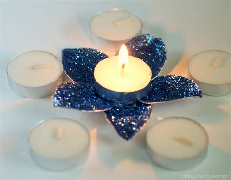 Diy Flower Tea Light Candle Holder Finding Zest