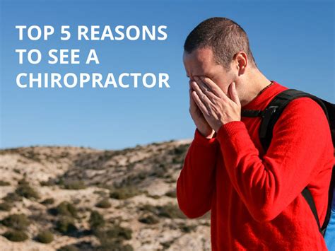 Top 5 Reasons To See A Chiropractor
