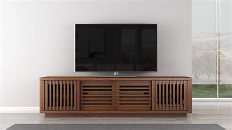 Furnitech 82 Contemporary Rustic Tv Stand In American White Oak With
